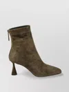 Aquazzura Love Suede Ankle Bootie 75 In Brown