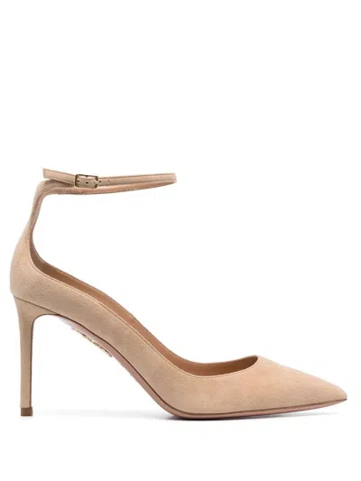 AQUAZZURA LOVE AFFAIR PUMP 85,LVAMIDP0.SUE NND NEW NUDE