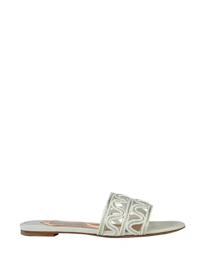 Aquazzura Manaus Cutout Sandals In Neutral