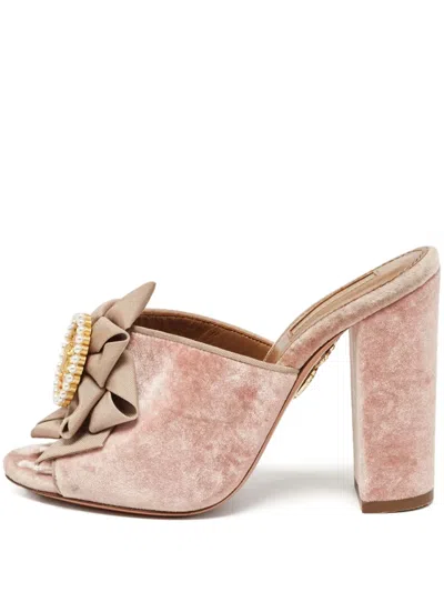 Pre-owned Aquazzura Manolo Blahnik Heeled Sandals