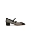 Aquazzura Mayor Crystals Mesh 35 Pumps In Black