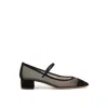 Aquazzura Mayor Crystals Mesh Pumps 35