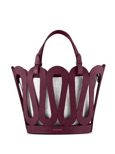 Aquazzura Medium Artiste Tote Bag In Red