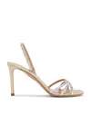 Aquazzura Memoire 85 Sandal In Neutral