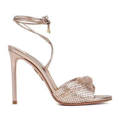 Aquazzura Metal Twist Sandal 105