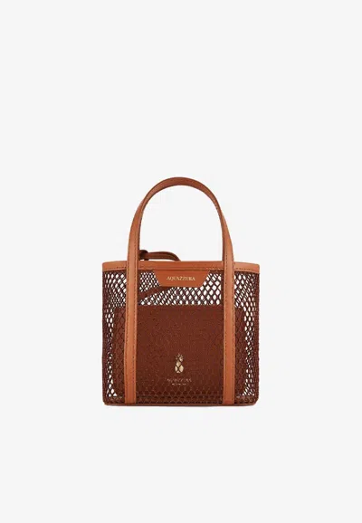 Aquazzura Mini Mesh Tote Bag