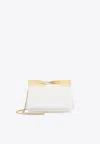 Aquazzura Mini Twist Nappa Leather Clutch