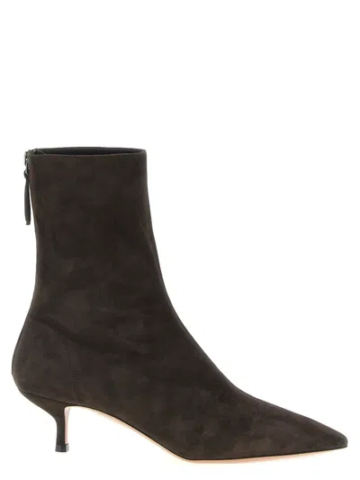 Aquazzura Montmartre Ankle Boots In Brown