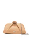 Aquazzura Movida Crystal-embellished Clutch