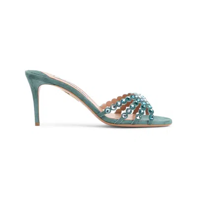 Aquazzura Mules Blue