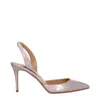 Aquazzura Woman Pumps Light Brown Size 7.5 Textile Fibers In Pink