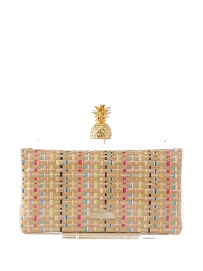 Aquazzura Mustique Clutch In Multi