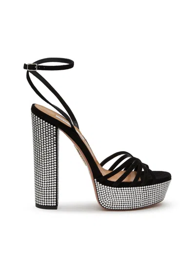Aquazzura Night Fever Sandal Plateau 140