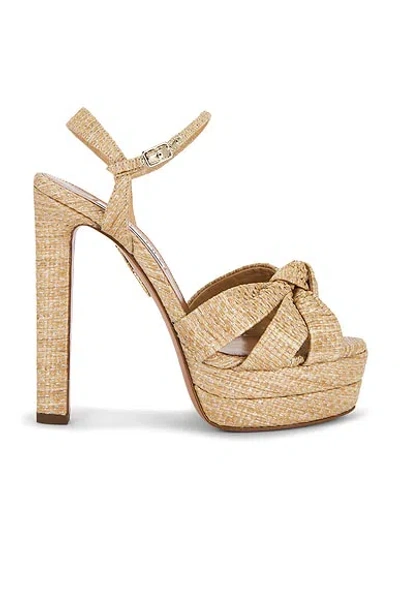 Aquazzura Nina Sanda Plateau 130 Sandal In Multi