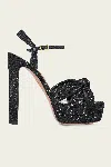 Aquazzura Nina Sandal Plateau 130 In Black