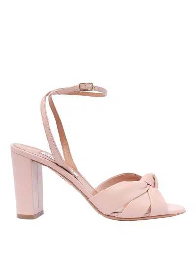 Aquazzura Nina Sandals In Color Carne Y Neutral
