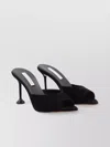 Aquazzura Open Toe Suede Heeled Sandals