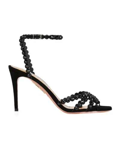 AQUAZZURA OPEN-TOED HIGH-HEELED SANDALS