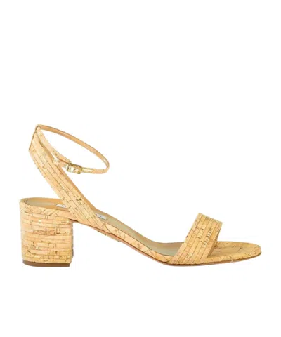 Aquazzura Open-toed High-heeled Sandals In Nude