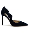 Aquazzura 105mm Very Bow Tie Pumps In Blue