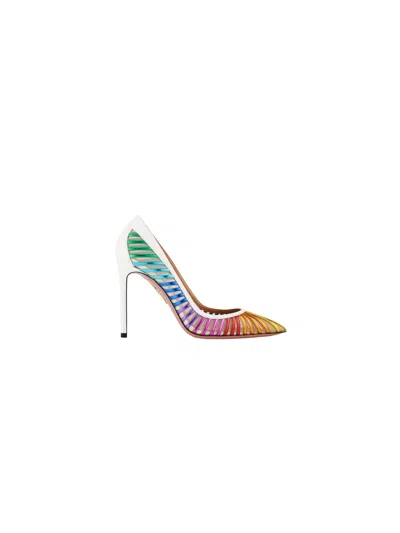 Aquazzura Passions Pump 105 In 白色