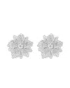 Aquazzura Peony Crystal Earrings