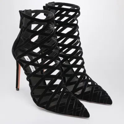 AQUAZZURA AQUAZZURA PERFORATED DÉCOLLETÉ WITH ZIP
