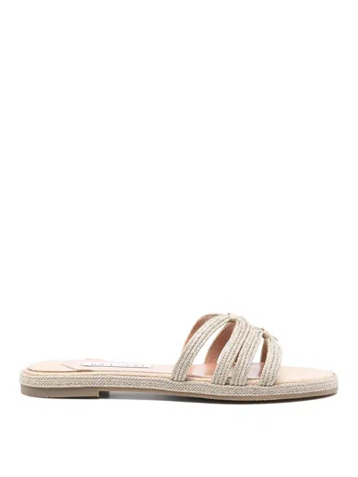 AQUAZZURA SANDALIAS - BLANCO