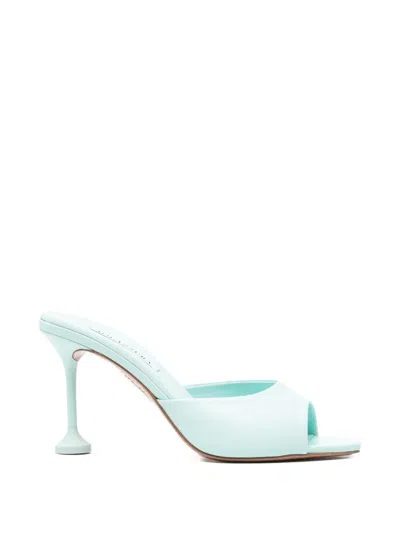 Aquazzura Pointed Heeled Sandals In Blue