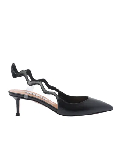 Aquazzura Pointed High-heeled Sandals In Multi