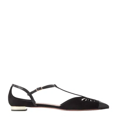 AQUAZZURA CAMILLE FLAT PUMPS