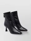 Aquazzura Black Nappa Leather Amore Ankle Boots