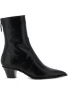 Aquazzura Ankle Boots With Block Heel And Pointed Toe In Multi