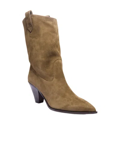 Aquazzura Pointed-toe Ankle Boots In Multi