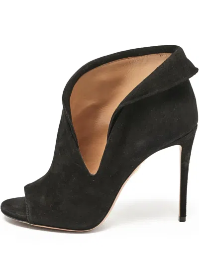 Pre-owned Aquazzura  110mm Suede Pumps