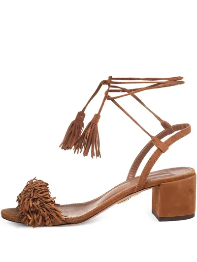 Pre-owned Aquazzura  55mm Wild Thing Sandals