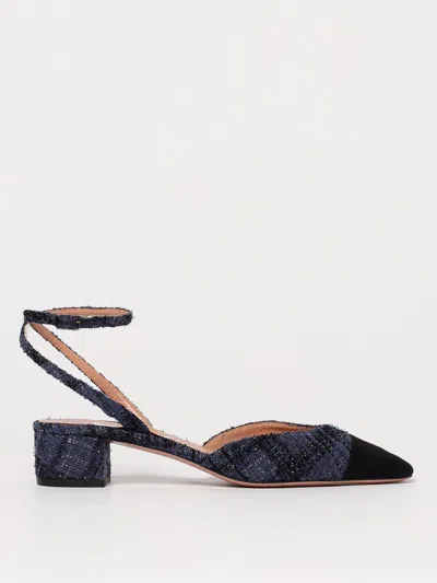 AQUAZZURA PUMPS AQUAZZURA WOMAN COLOR DENIM,G47737028