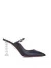 Aquazzura Yes Baby 95mm Pumps In Negro