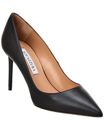 AQUAZZURA AQUAZZURA PURIST 85 LEATHER PUMP