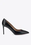 Aquazzura Purist 85 Patent Leather Pumps In Black