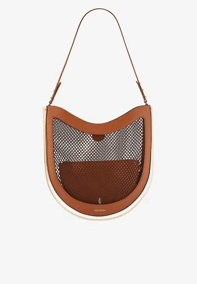 Aquazzura Purist Mesh Hobo Shoulder Bag