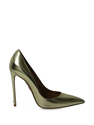 Pre-owned Aquazzura Purist Pointed-toe Pumps In Gold