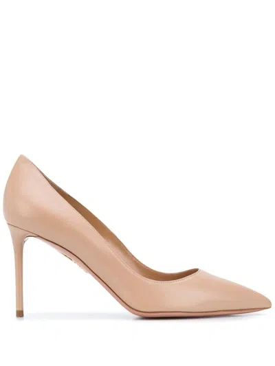 Aquazzura Purist Pump 85 Mm In Neutral