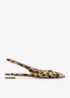 Aquazzura Purist Sling Flat In Natural