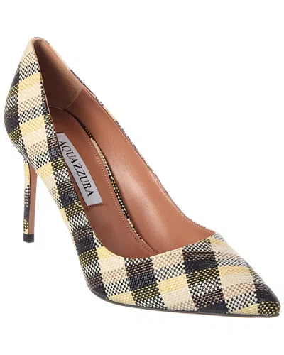 Aquazzura Raffia Pump In Multi