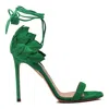 Aquazzura Rich Emerald With Heel In Green