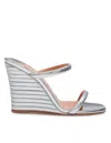 Aquazzura Chain Wedge Sandal 95