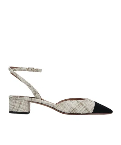 AQUAZZURA AQUAZZURA TWO-TONED SQUARE TOE PUMPS