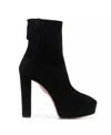 Aquazzura Saint Honore 120 Platform Suede Boots