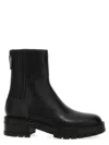 Aquazzura Womens Black Saint Honore Platform-sole Leather-blend Ankle Boots In Black